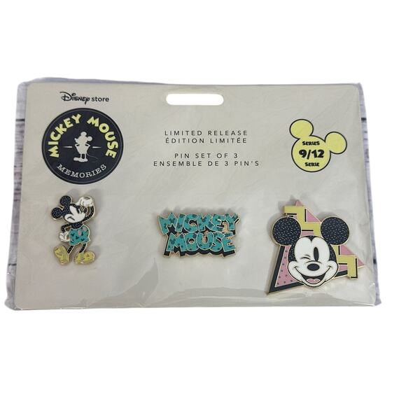 Disney Store Mickey Mouse Memories Series 7 and Series 9 Pin Sets - Picture 2 of 11